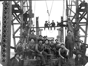 Chicago and Northwestern Railroad Bridge Construction